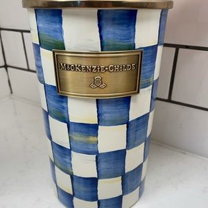 MacKenzie-Childs royal check utensil holder